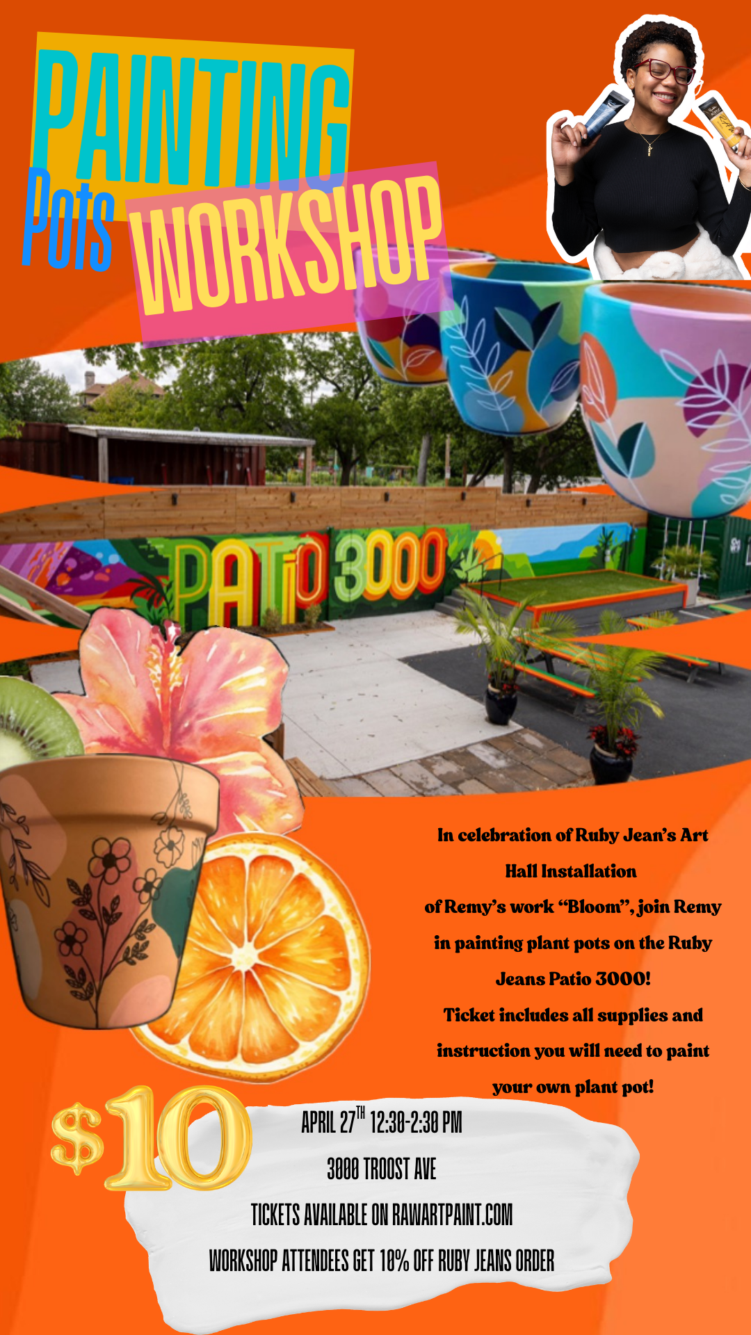 Painting Plant Pots