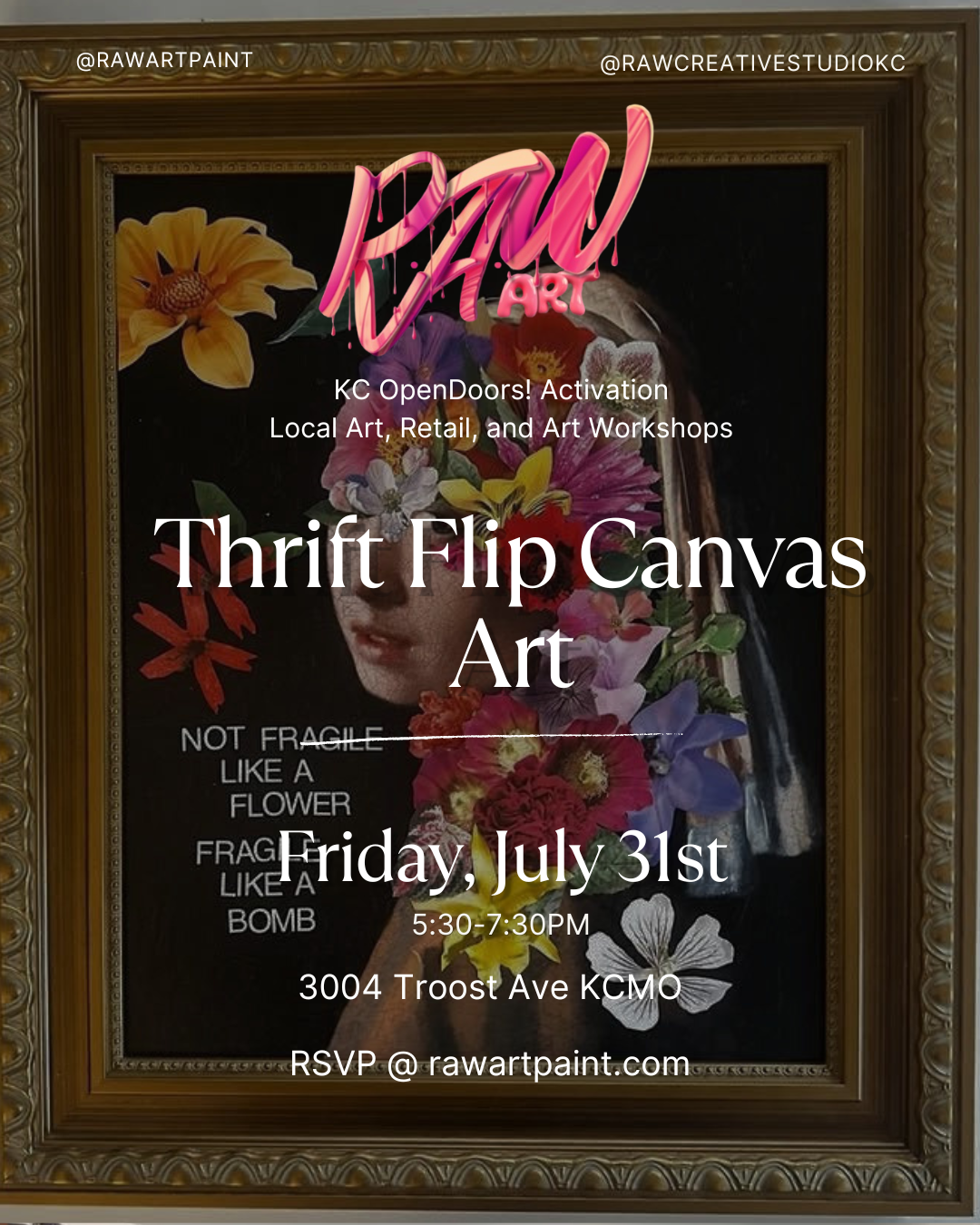 Thrift Flip Canvas Art